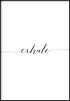 exhale poster
